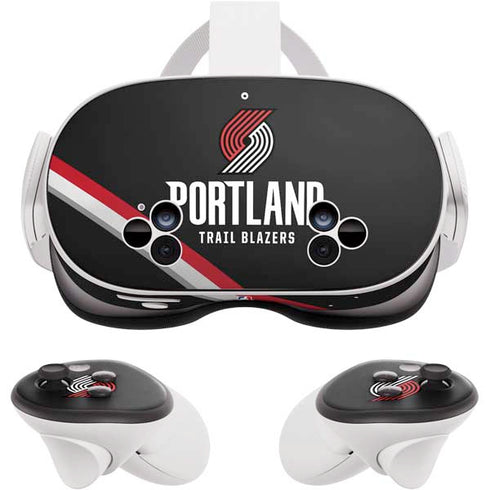 NBA Portland Trail Blazers Away Jersey Meta Quest 3S Skin