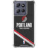 NBA Portland Trail Blazers Away Jersey Moto G 5G (2025) Clear Case