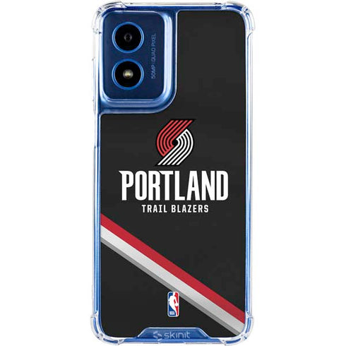 NBA Portland Trail Blazers Away Jersey Moto G 5G (2024) Clear Case