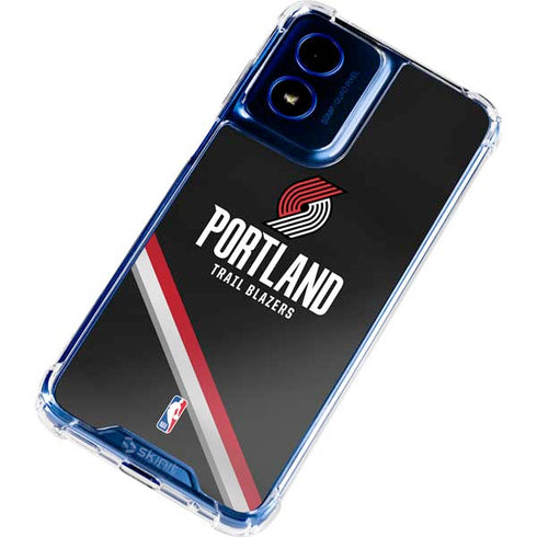 NBA Portland Trail Blazers Away Jersey Moto G 5G (2024) Clear Case