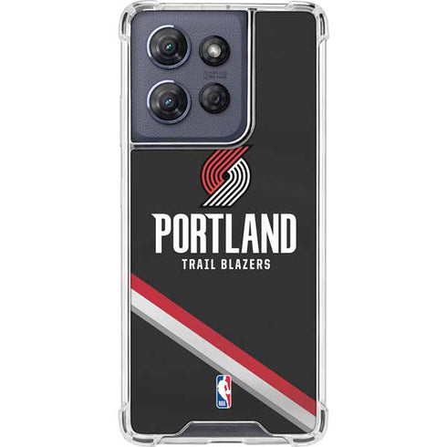 NBA Portland Trail Blazers Away Jersey Moto G Play 5G (2025) Clear Case