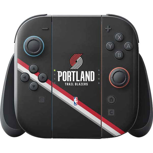 NBA Portland Trail Blazers Away Jersey Nintendo Switch 2 (2025) with Joy-Con Skin