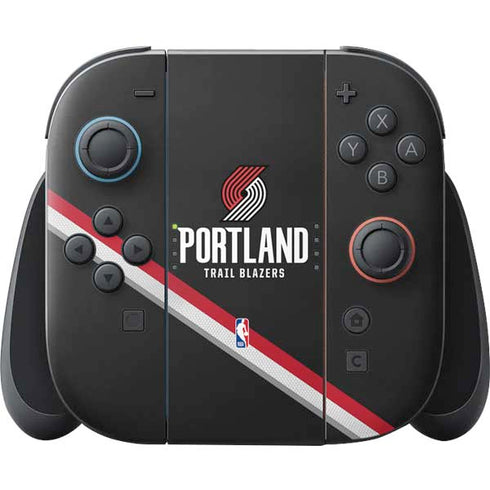 NBA Portland Trail Blazers Away Jersey Nintendo Switch 2 (2025) Joy-Con Controller Skin