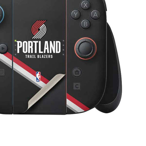 NBA Portland Trail Blazers Away Jersey Nintendo Switch 2 (2025) Joy-Con Controller Skin