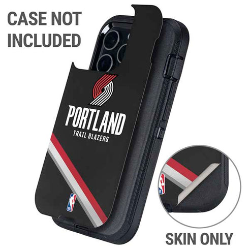 NBA Portland Trail Blazers Away Jersey Otterbox Defender iPhone Skin