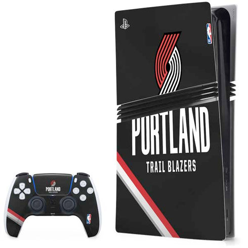 NBA Portland Trail Blazers Away Jersey PS5 Pro Bundle Skin