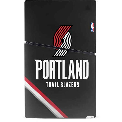 NBA Portland Trail Blazers Away Jersey PS5 Slim Digital Edition Console Skin