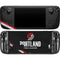 NBA Portland Trail Blazers Away Jersey Steam Deck Handheld Gaming Computer OLED Skin