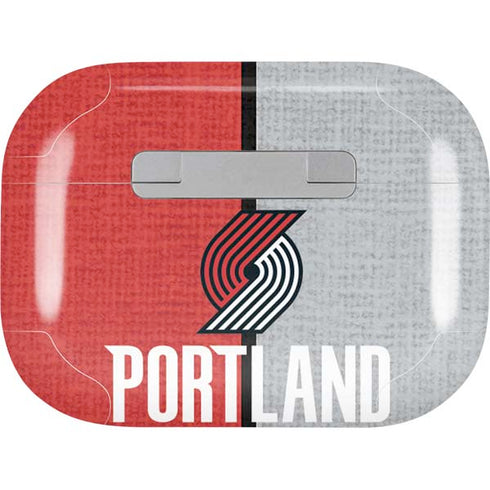 NBA Portland Trail Blazers Canvas Apple AirPods Pro Skin
