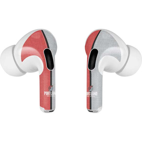 NBA Portland Trail Blazers Canvas Apple AirPods Pro Skin