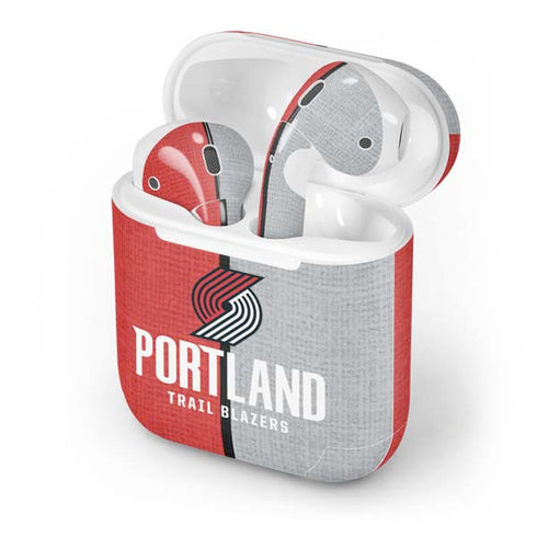 NBA Portland Trail Blazers Canvas Apple AirPods Skin