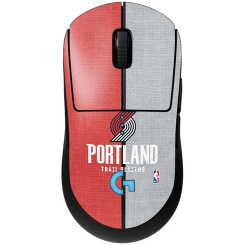 NBA Portland Trail Blazers Canvas G Pro Wireless Gaming Mouse Skin