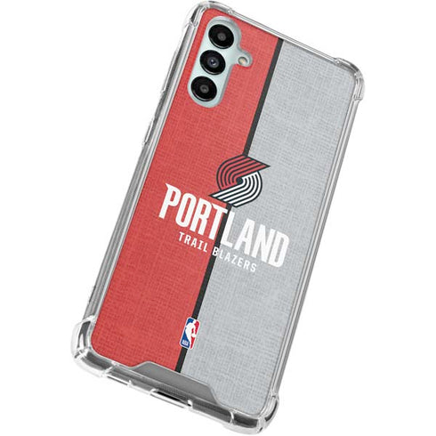 NBA Portland Trail Blazers Canvas Gabb Phone 4 Clear Case