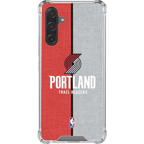 NBA Portland Trail Blazers Canvas Galaxy A17 Clear Case