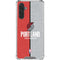 NBA Portland Trail Blazers Canvas Galaxy A17 Clear Case