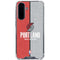 NBA Portland Trail Blazers Canvas Galaxy A36 5G Clear Case