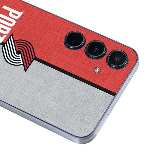 NBA Portland Trail Blazers Canvas Galaxy A55 5G Skin