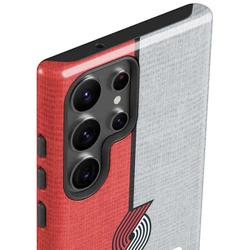NBA Portland Trail Blazers Canvas Galaxy S23 Ultra Pro Case