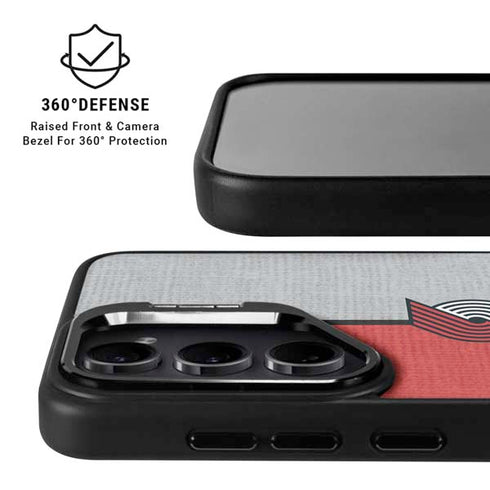 NBA Portland Trail Blazers Canvas Galaxy S24 FE Kickstand Case