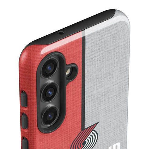 NBA Portland Trail Blazers Canvas Galaxy S25 Impact Case