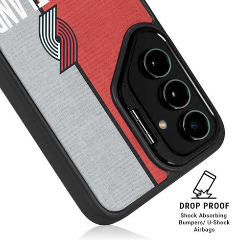 NBA Portland Trail Blazers Canvas Galaxy S25 Kickstand Case