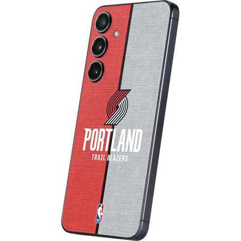 NBA Portland Trail Blazers Canvas Galaxy S25 Plus Skin