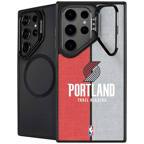 NBA Portland Trail Blazers Canvas Galaxy S24 Ultra Kickstand Case