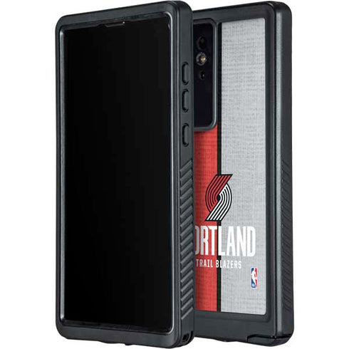 NBA Portland Trail Blazers Canvas Galaxy S24 Ultra Waterproof Case