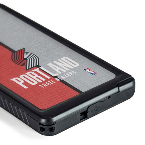 NBA Portland Trail Blazers Canvas Galaxy S24 Ultra Waterproof Case