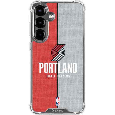 NBA Portland Trail Blazers Canvas Galaxy S26 Clear Case