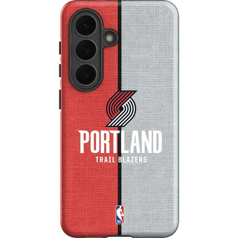 NBA Portland Trail Blazers Canvas Galaxy S26 Impact Case