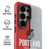 NBA Portland Trail Blazers Canvas Galaxy S26 Ultra Impact Case
