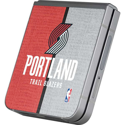 NBA Portland Trail Blazers Canvas Galaxy Z Flip6 Skin