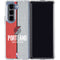 NBA Portland Trail Blazers Canvas Galaxy Z Fold5 5G Clear Case