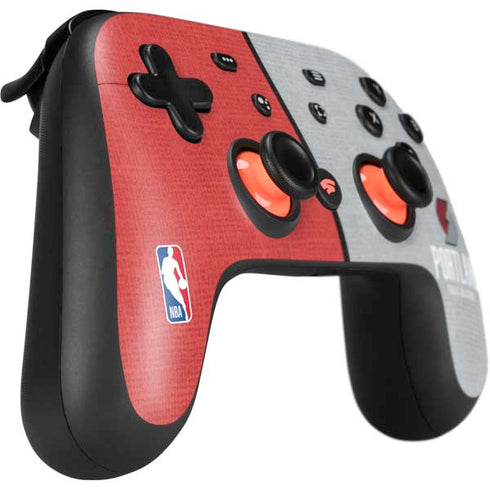 NBA Portland Trail Blazers Canvas Google Stadia Controller Skin