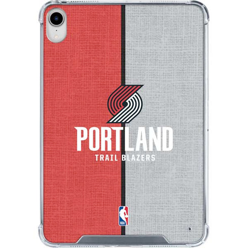 NBA Portland Trail Blazers Canvas iPad 11th Gen (2025) Clear Case