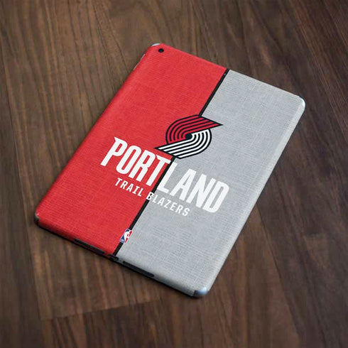 NBA Portland Trail Blazers Canvas Apple iPad Skin