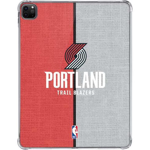 NBA Portland Trail Blazers Canvas iPad Pro 11in (2024) Clear Case