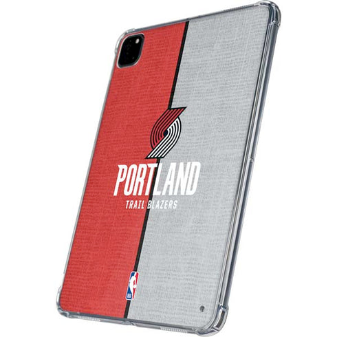 NBA Portland Trail Blazers Canvas iPad Pro 11in (2024) Clear Case