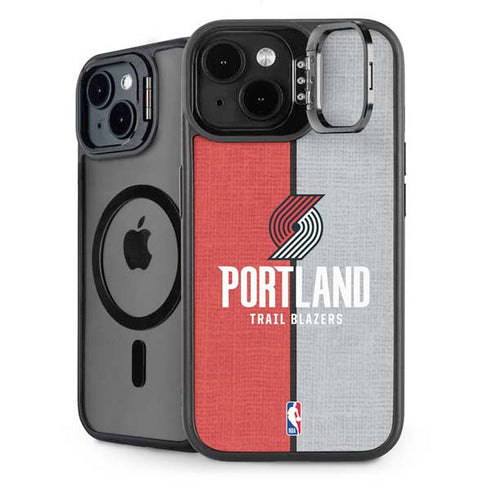 NBA Portland Trail Blazers Canvas iPhone 14 Kickstand Case