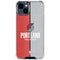 NBA Portland Trail Blazers Canvas iPhone 15 Clear Case