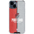 NBA Portland Trail Blazers Canvas iPhone 15 Clear Case