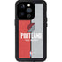 NBA Portland Trail Blazers Canvas iPhone 15 Pro Waterproof Case