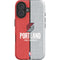 NBA Portland Trail Blazers Canvas iPhone 16 Impact Case