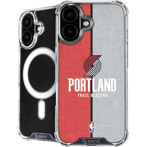 NBA Portland Trail Blazers Canvas iPhone 16 MagSafe Case
