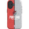 NBA Portland Trail Blazers Canvas iPhone 16 Magsafe Impact Case