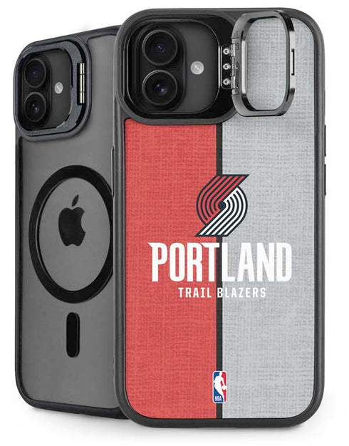 NBA Portland Trail Blazers Canvas iPhone 16 Plus Kickstand Case
