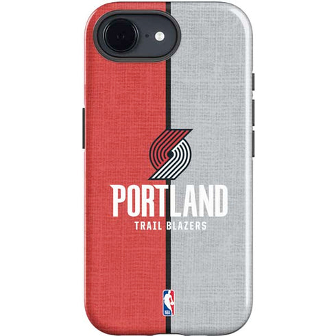 NBA Portland Trail Blazers Canvas iPhone 16e Impact Case