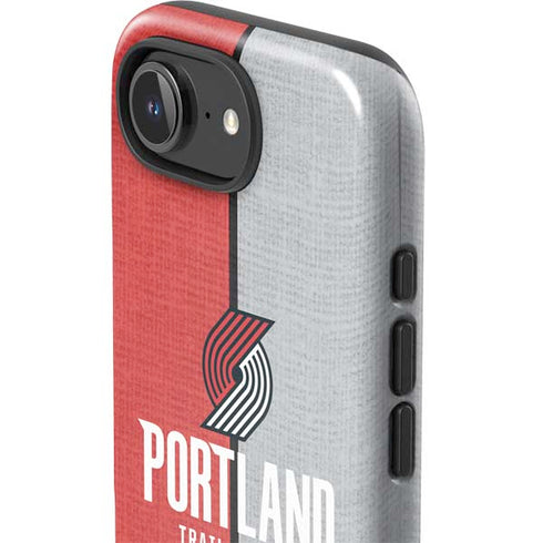 NBA Portland Trail Blazers Canvas iPhone 16e Impact Case