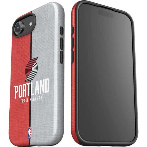 NBA Portland Trail Blazers Canvas iPhone 16e Impact Case